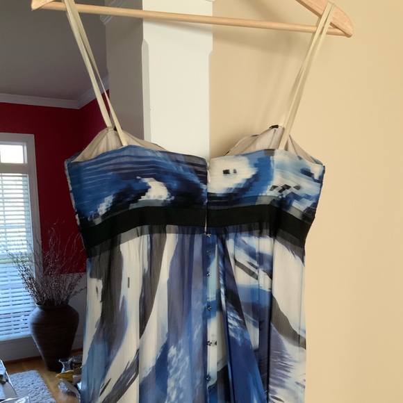 Strapless Blue Prom Dress - Picture 5 of 6